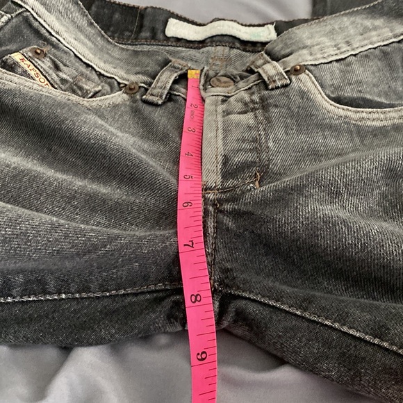 Rapsodia Super Low Rise Jeans black faded size 22 - Picture 6 of 10